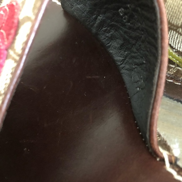 Coach leather monogram heels - Picture 7 of 9